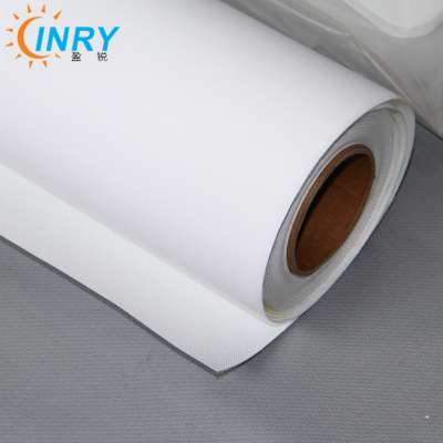 Wide format printable polycotton inkjet canvas fabric roll